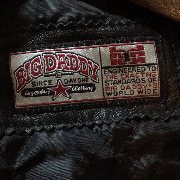 BIG DADDY SPECIAL EDITION 5XL LEATHER JACKET - Picture 7 of 8